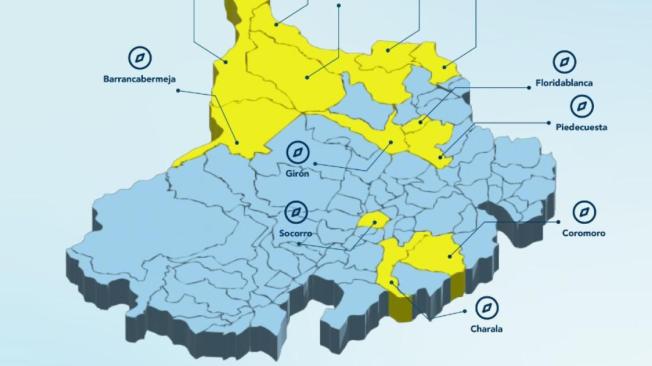 Municipios en alerta
