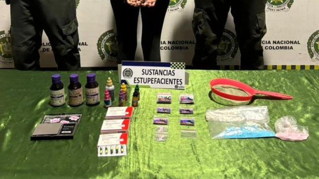 Droga sintética descubierta en laboratorio de 'La Inmaculada'.