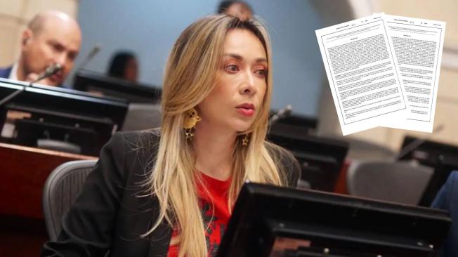 La representante Katherine Miranda.