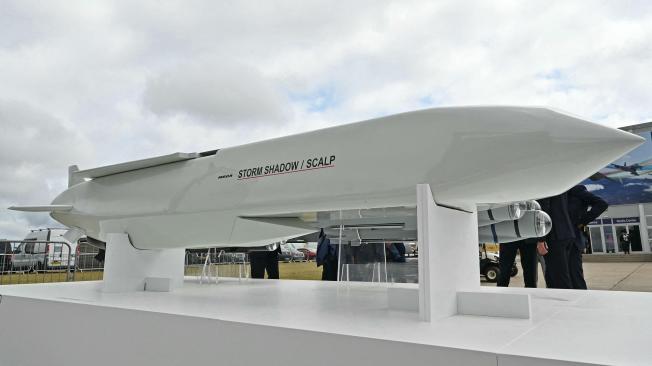 Un misil de crucero de largo alcance Storm Shadow.