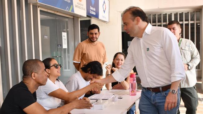 El alcalde de Cali, en la consulta popular.