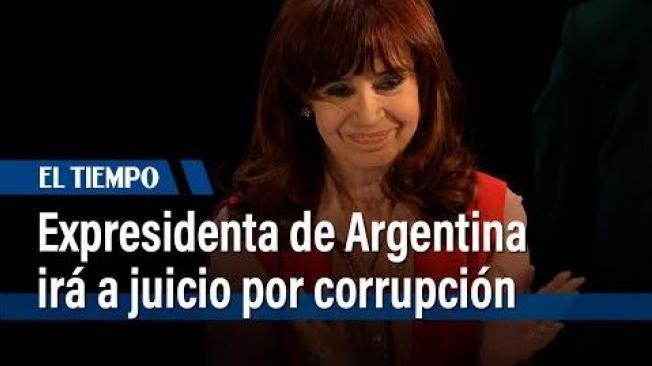 Expresidenta de Argentina Cristina Kirchner irá a juicio por presunto caso de corrupción