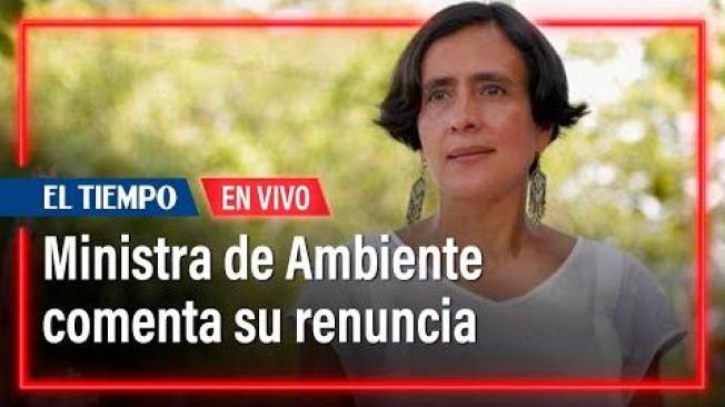 Ministra de Ambiente, Susana Muhamad, explica su renuncia y habla de su futuro