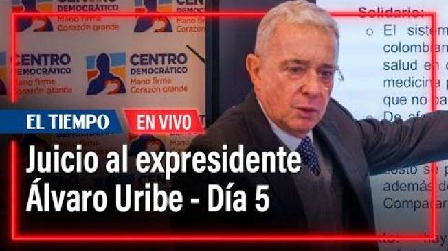 Juicio al expresidente Álvaro Uribe - Día 5