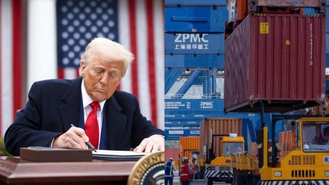 Presidente Donald Trump coloca aranceles de 10 % a Colombia.