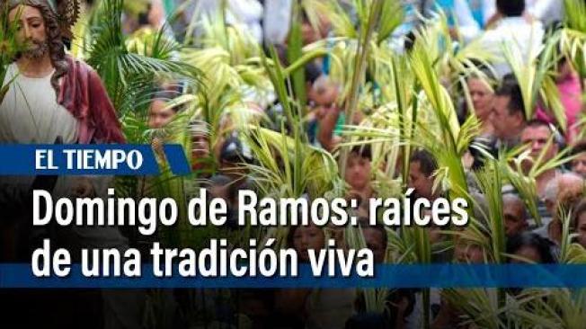 Con la bendición de palmas, el Domingo de Ramos marca el inicio de la Semana Santa.