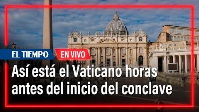 Así está el ambiente en el Vaticano horas antes del inicio del conclave
