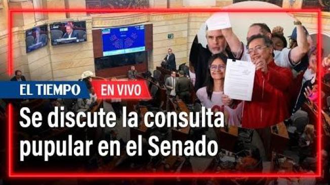 Consulta popular del gobierno del presidente Petro se discute este martes en el Senado | El Tiempo