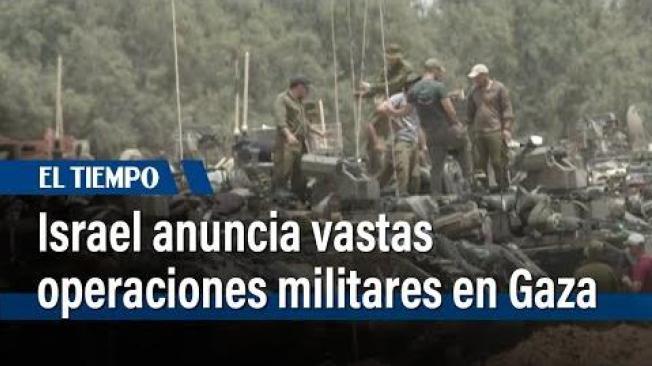 El ejército israelí anunció el domingo "amplias operaciones terrestres en el norte y el sur de la Franja de Gaza", donde al menos 50 palestinos, incluidos niños, murieron en nuevos bombardeos, según los servicios de emergencia.