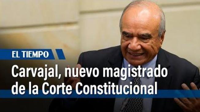 Héctor Carvajal, nuevo magistrado de la Corte Constitucional elegido por el Senado | El Tiempo