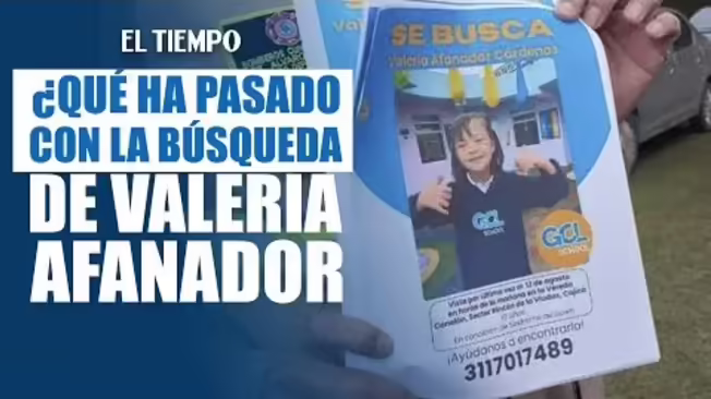 Se cumplen 15 días de la desaparición de Valeria Afanador en Cajicá. El abogado de la familia revela nuevos detalles de la investigación. Aunque la búsqueda no ha cesado, los organismos de socorro anunciarán nuevas decisiones.