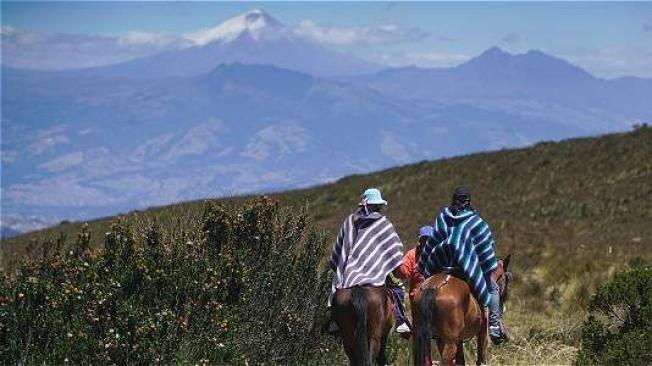 Quienes quieran visitar los volcanes cercanos a Quito también pueden hacerlo a caballo.