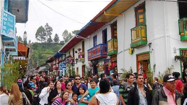 Salento es uno de los municipios de Quindío más turísticos. Archivo EL TIEMPO