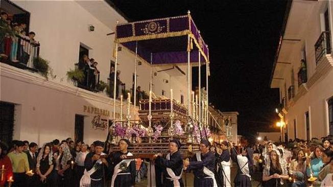 La Semana Santa en Popayán también es considerada Patrimonio Cultural de la Nación. Archivo EL TIEMPO