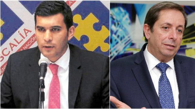 El exdirector del CTI, Julían Quintana (izq.); y El Almirante (R) Álvaro Echandía Durán (der.).