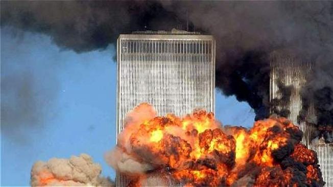 Fotografia de archivo  del atentado del 11 de Septiembre de 2001a las torres gemelas en Nueva York EE. UU.