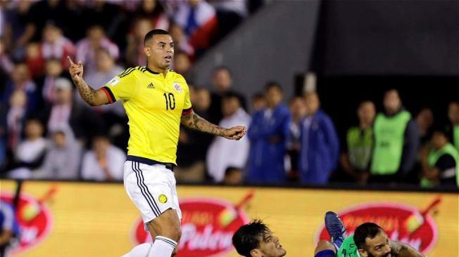Edwin Cardona, jugador de la Selección Colombia, anotó un gol en el partido contra Paraguay disputado esta semana.