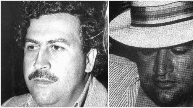 Los fallecidos narcos Pablo Emilio Escobar Gaviria y Gonzalo Rodríguez Gacha, alias el Mexicano.