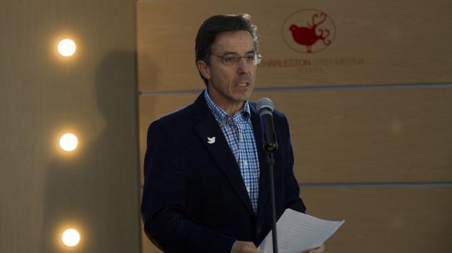 Roberto Prieto, gerente de la campaña Santos 2010 y 2014. Carlos Felipe Arango, presidente de Sancho BBDO.