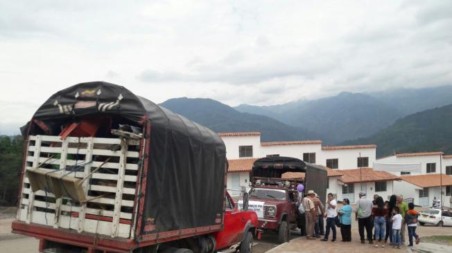 Las familias llegaron de Cúcuta, Santiago y Lourdes, donde vivieron tras la destrucción de las viviendas de Gramalote.