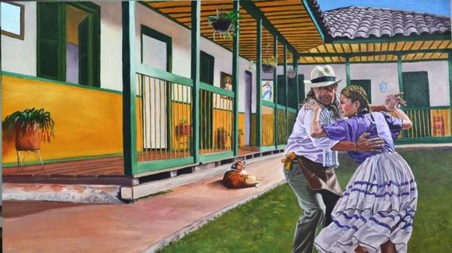 Hace una semana expuso sus obras, la mayoría costumbristas, en la cuarta edición del Festival Orquídeas, Café y Arte
Obra: Un banbuquito
Técnica: óleo sobre lienzo 
Autor: Carlos Valencia