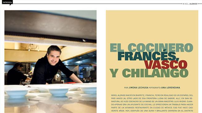 "Un cocinero francés, vasco y chilango"
Entrevista con Mikel Alonso.
Por Jimena Lechuga. Fotos: Ana Lorenzana.