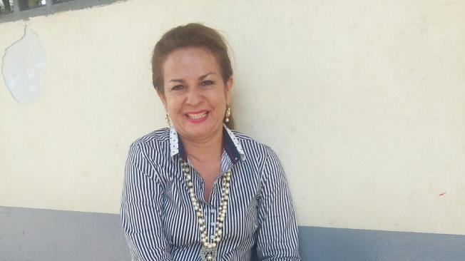 Rosalba Ariza, docente de 55 años.