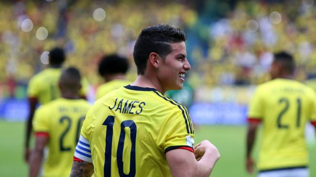 En los últimos minutos, y de penal, James convirtió el único tanto con el que Colombia le ganó a Bolivia.