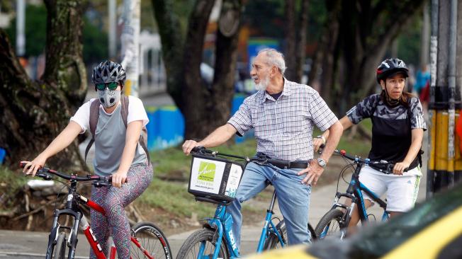 Los ciudadanos hicieron un mayor uso de medios alternativos de transporte como la bicicleta.