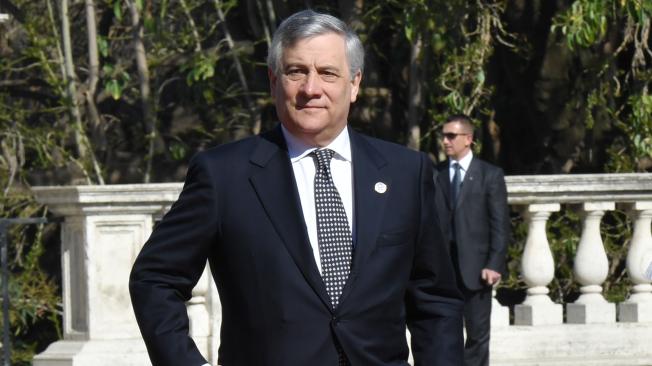El presidente del Parlamento Europeo, Antonio Tajani,