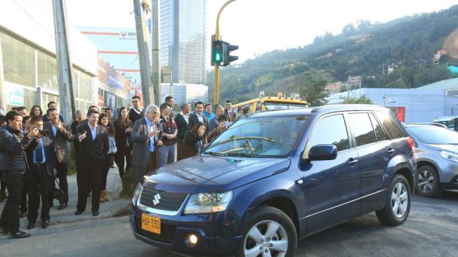 El alcalde, Enrique Peñalosa, acompañó la entrada en funcionamiento de la avenida La Sirena.