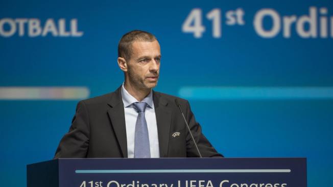 Aleksander Ceferin, presidente de la Uefa.