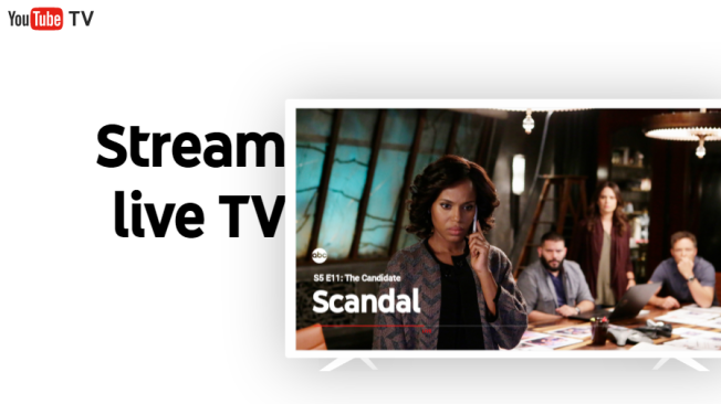 La serie 'Scandal' del canal ABC, es uno de los programas que serán transmitidos para Estados Unidos por medio de Youtube TV.
