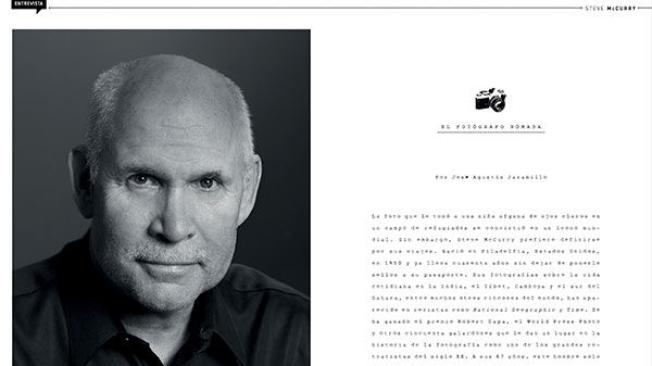 "El fotógrafo nómada"
Entrevista con Steve McCurry.
Por José Agustín Jaramillo. Fotos: Cortesía de Phaidon para BOCAS.