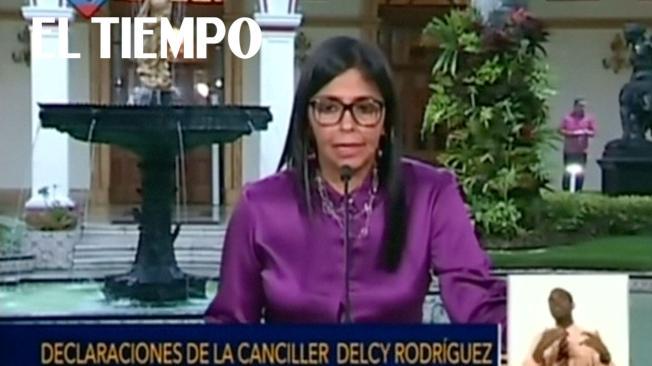 Delcy Rodríguez, canciller de Venezuela, anunció que ese país se retirará de la OEA luego de que el Consejo Permanente de este ente convocó a una reunión de cancilleres de la región para estudiar la crisis por la que atraviesa esta nación.
