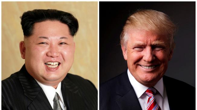 El presidente estadounidense, Donald Trump (i), se mostró dispuesto a reunirse con el líder norcoreano, Kim Jong-un (d), si las condiciones se dan.