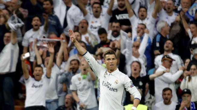 El portugués Cristiano Ronaldo, muy rápido, le da la ventaja parcial al Real Madrid en el clásico contra el Atlético, en el juego de ida de la semifinal de la Champions.