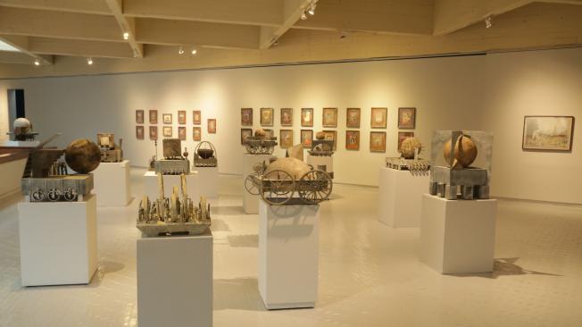 Una de las salas de exhibición del Museo de Arte Moderno de Bogotá (MAMBO)