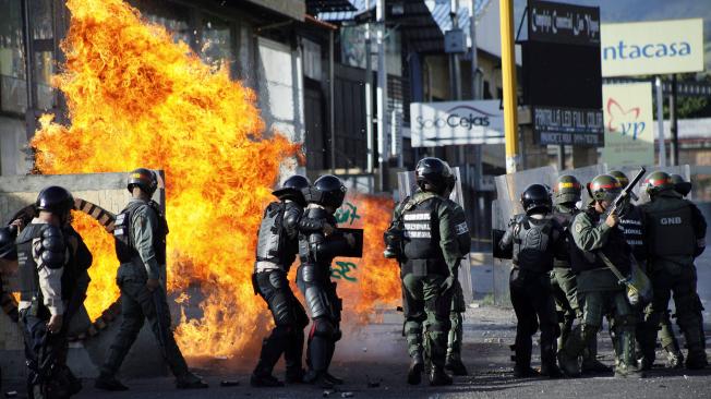 Las protestas en Venezuela