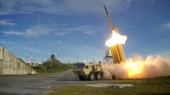 Escudo antimisiles de Estados Unidos instalado en Corea del Sur.