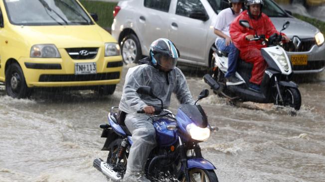 Las lluvias que cayeron ayer en Medellín no generaron afectaciones de consideración.