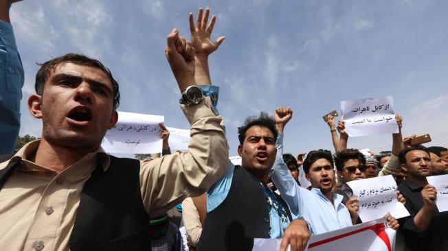 El deterioro de la seguridad no solo se vive en Kaul, en otros lugares como Herat ha habido varias marchas contra la violencia.