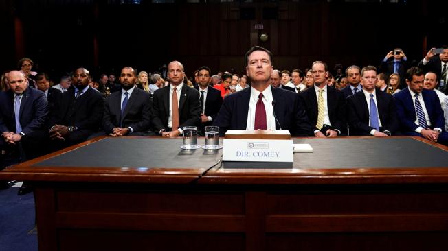 El exdirector del FBI James Comey dio su testimonio ante el Congreso de Estados Unidos.