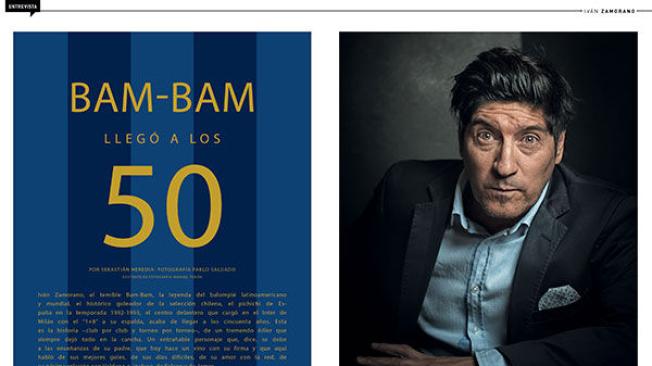 Bam Bam llegó a los 50
Entrevista con Iván Zamorano
Por Sebastián Heredia. Fotos: Pablo Salgado.