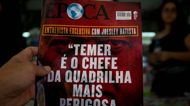 Portada del semanario Época con una entrevista del empresario Joesley Batista, cuyas denuncias de corrupción pusieron contra las cuerdas al presidente brasileño, Michel Temer.
