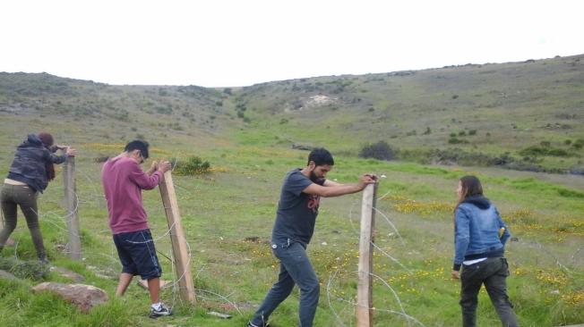 En mayo, miembros de la comunidad retiraron una cerca que impedía el paso hacia el cerro.