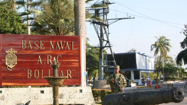 Base Naval de la Armada Nacional en Cartagena (Bolívar).