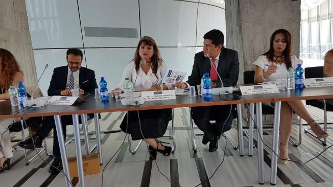 Fue la primera vez que una institución colombiana era invitada al Congreso Mundial de Derechos Humanos.