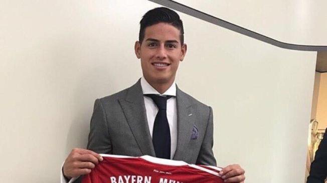 James tendrá el número 11 en el Bayern Múnich