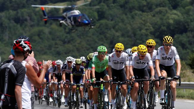 Equipo Sky durante el Tour de Francia 2017